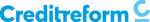 Kundenlogo der Digitalagentur SUNZINET - Creditreform Logo in hellblau