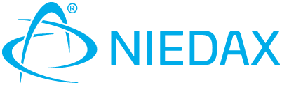 Niedax Logo ausgeschrieben. 